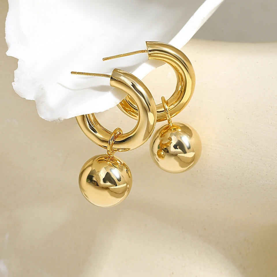 Ball Drop Earrings